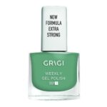 GRIGI WEEKLY GEL NAIL POLISH NEW FORMULA EXTRA STRONG No 661 LIGHT VERDIGRIS
