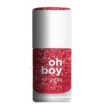 OH BOY NAIL POLISH Νο 222 GLITTER RED