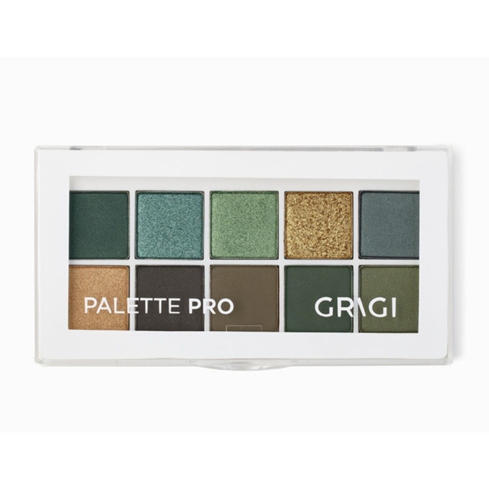 GRIGI PALETTE PRO 10 COLOURS No 04 THE GREEN PARADISE - Image 2