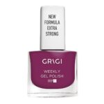 GRIGI WEEKLY GEL NAIL POLISH NEW FORMULA EXTRA STRONG No 657 DARK FUCHSIA